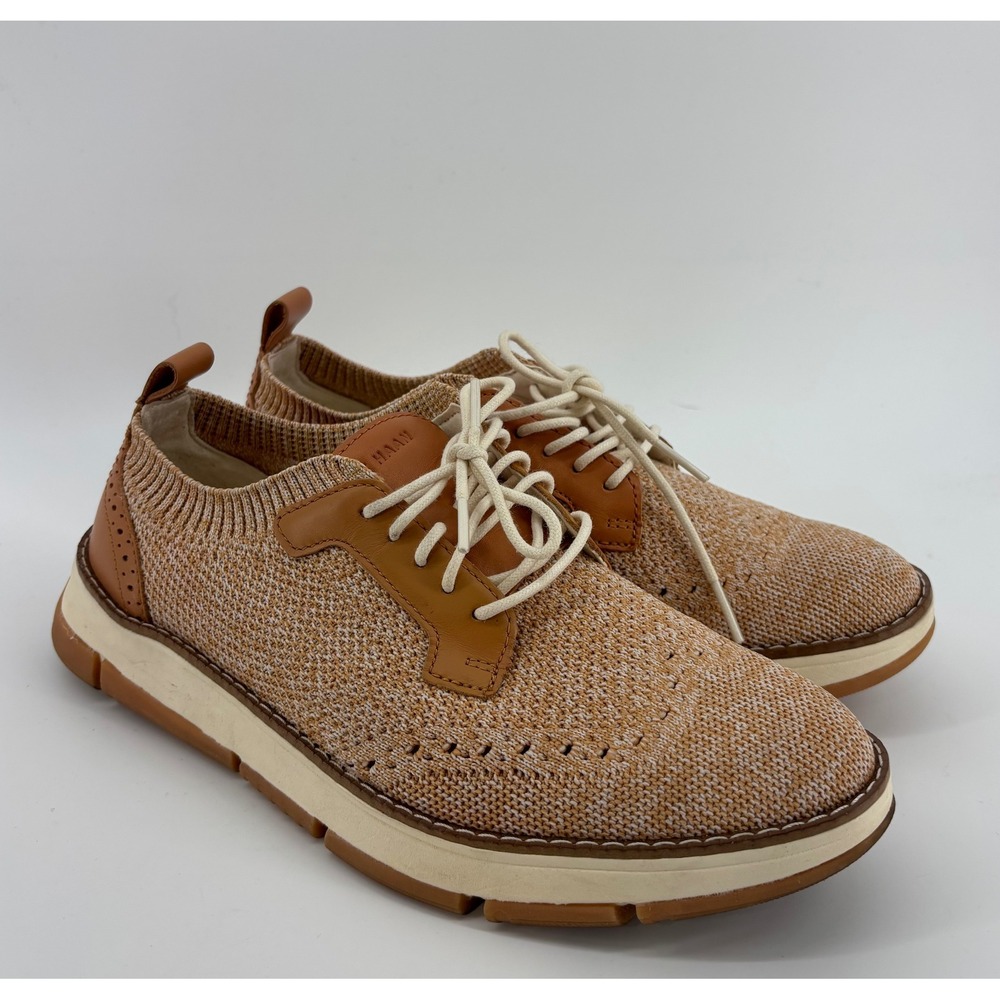 Cole Haan Zerogrand Stitchlite Oxford Shoes Women's 8B Brown Knit Wingtip W33072